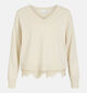 Vila Odine Beige Sweater met Kant voor dames (382051)