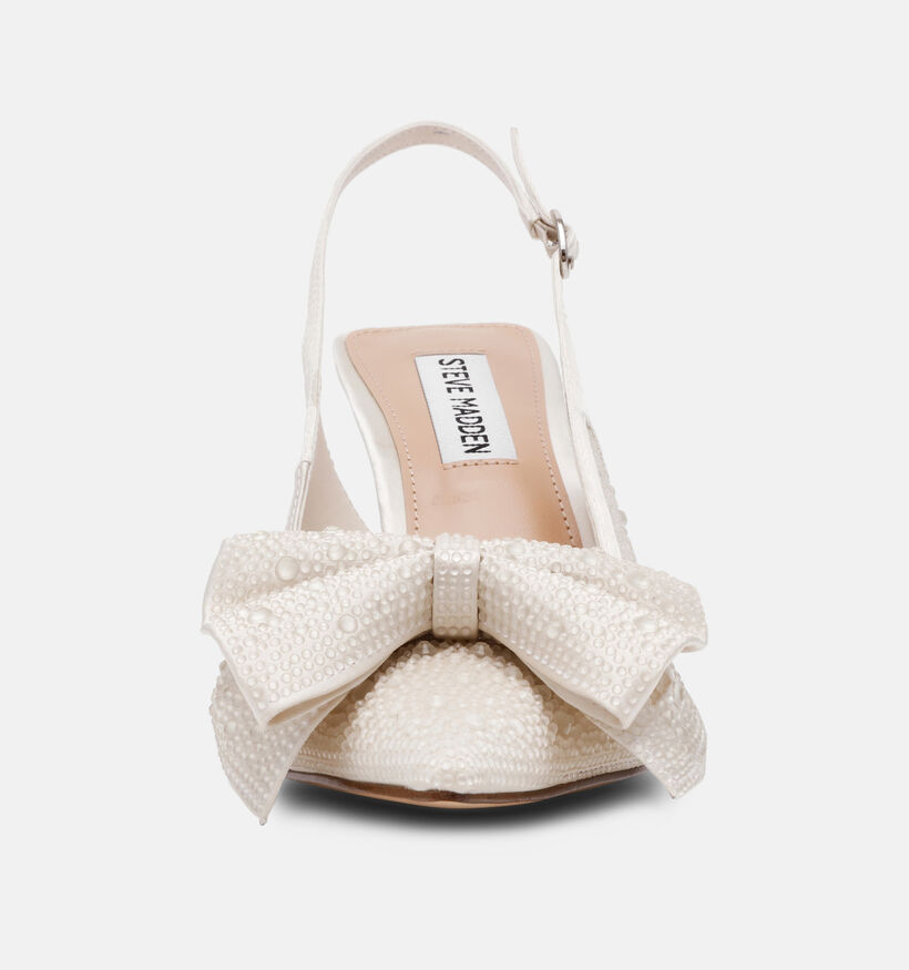 Steve Madden Neasa Ivory Pearl Witte Pumps Slingback voor dames (379920)