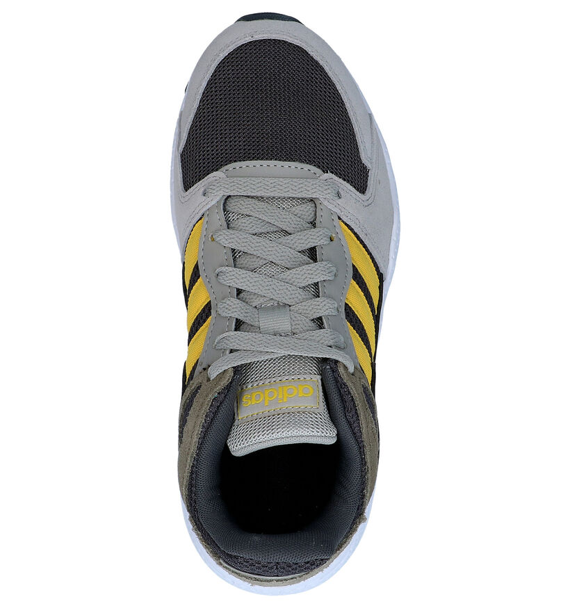 adidas Crazychaos Zwarte Sneakers in daim (273481)