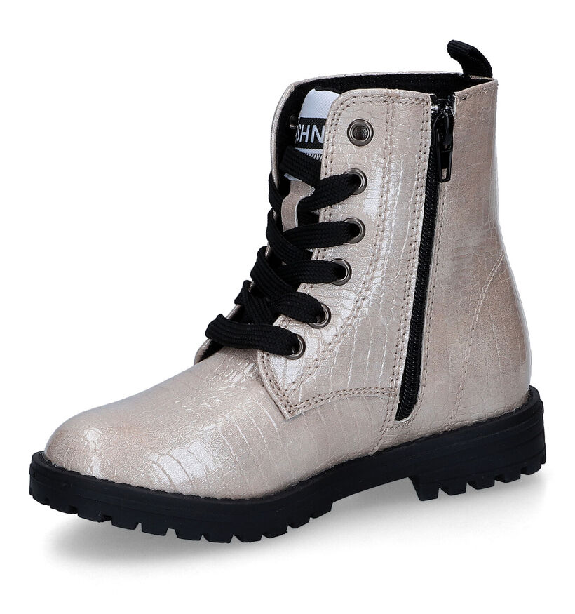 Sprox Bottines robustes en Beige clair pour filles (313583)