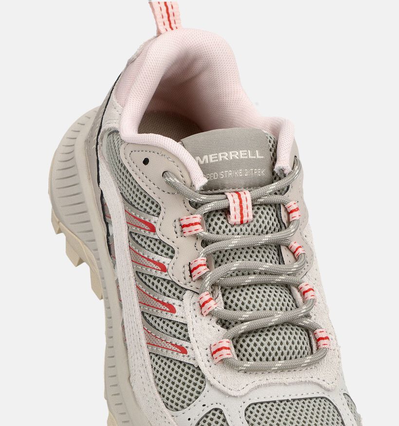 Merrell Speed Strike 2 Trek Beige Lage Wandelschoenen voor dames (377649) - geschikt voor steunzolen
