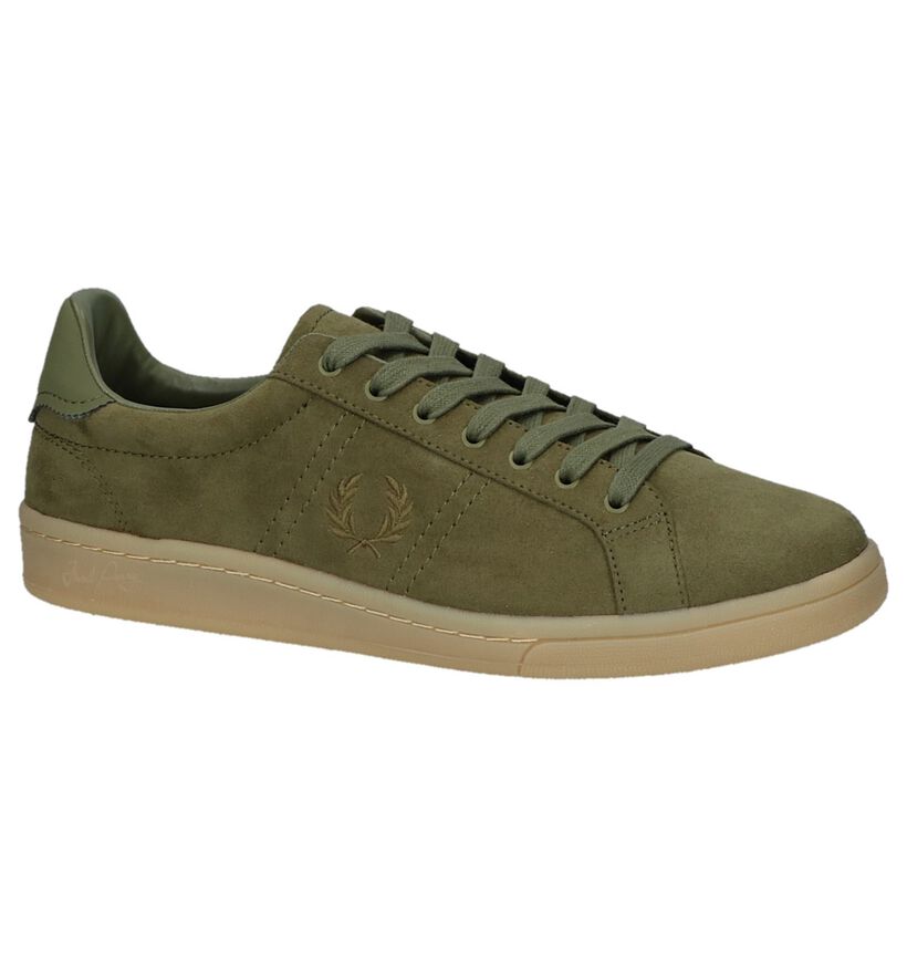 Kaki Lage Geklede Sneaker Fred Perry in kunstleer (221474)