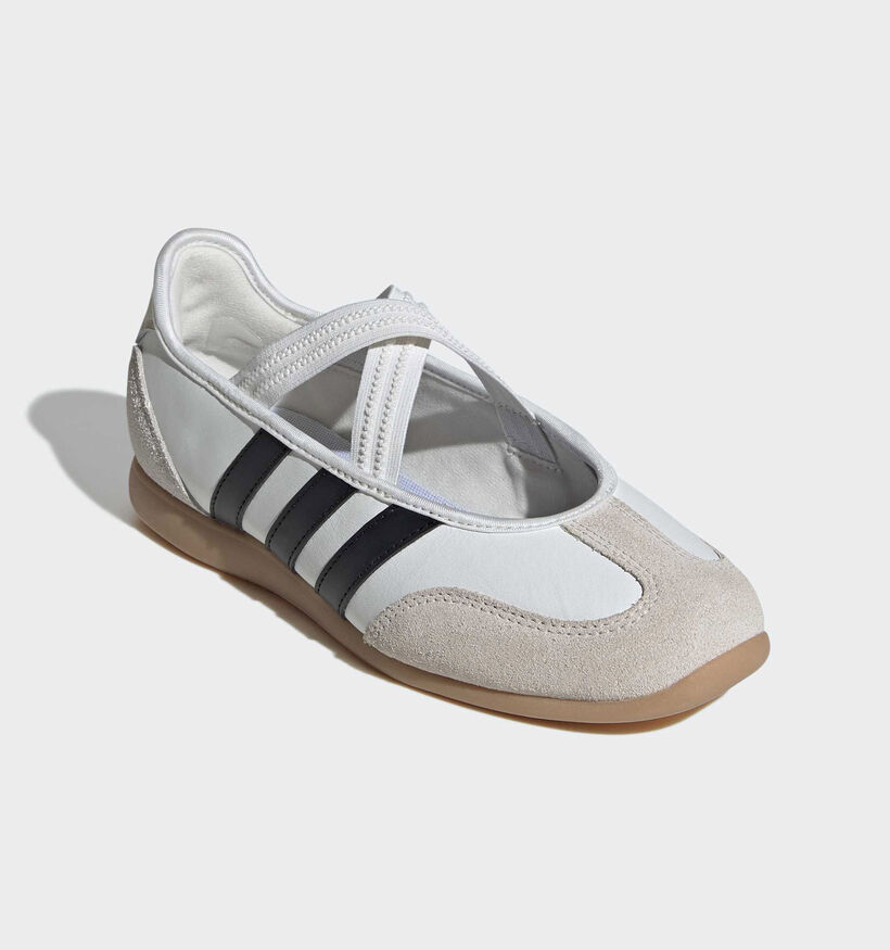 adidas Barreda Mary Jane Witte/Zwarte Ballerina's voor dames (366754) - geschikt voor steunzolen