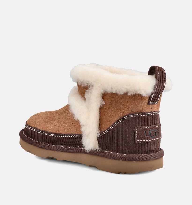 UGG Classic Mini II Heritage Bruine Enkellaarsjes voor meisjes (377999)