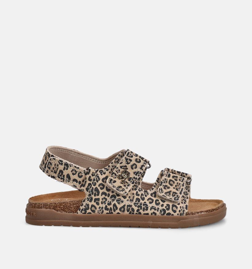 Tommy Hilfiger Sandales Leopard en Beige/Marron pour filles (368695)
