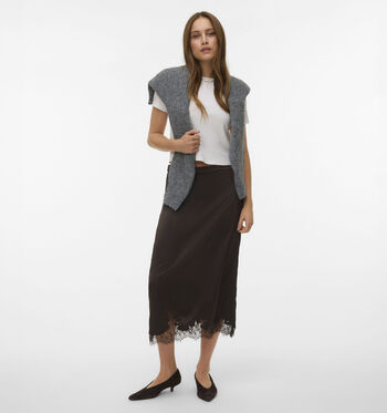 Vero Moda Rokken Bruin/Bordeaux