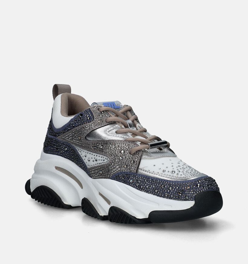 Steve Madden Privy Baskets en Bleu pour femmes (347692) - pour semelles orthopédiques