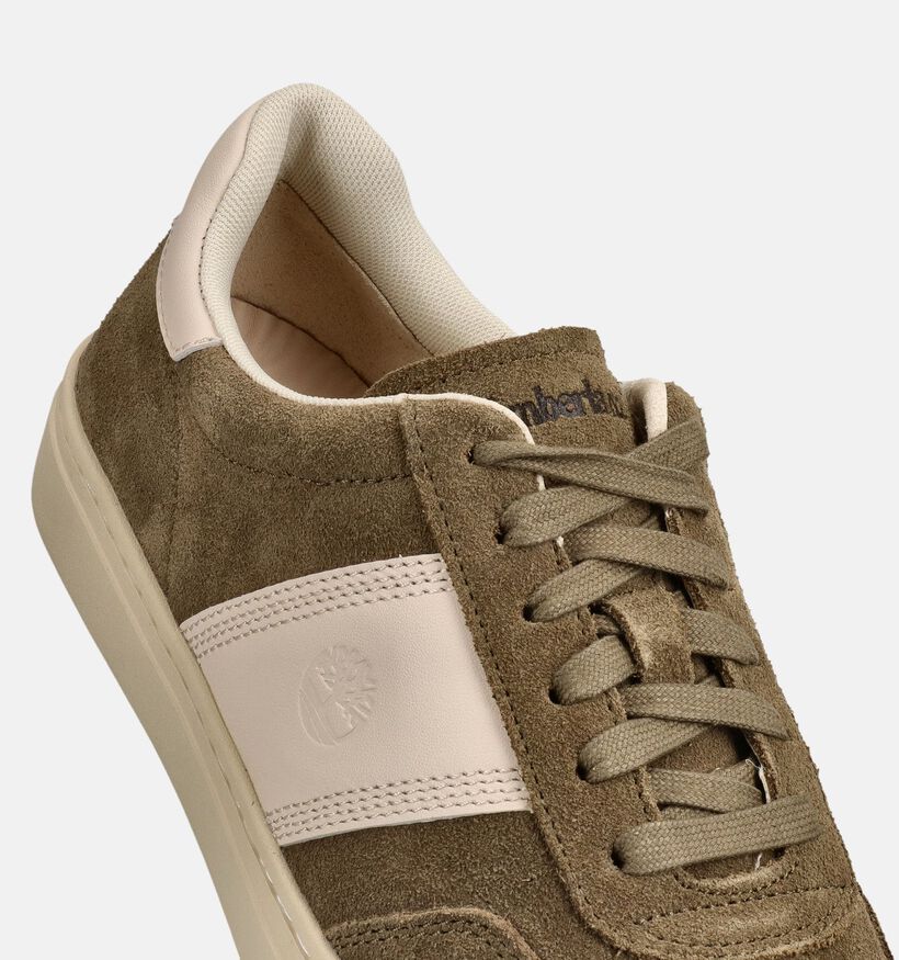 Timberland Lisbon Street Low Kakigroene Veterschoenen voor heren (369224) - geschikt voor steunzolen