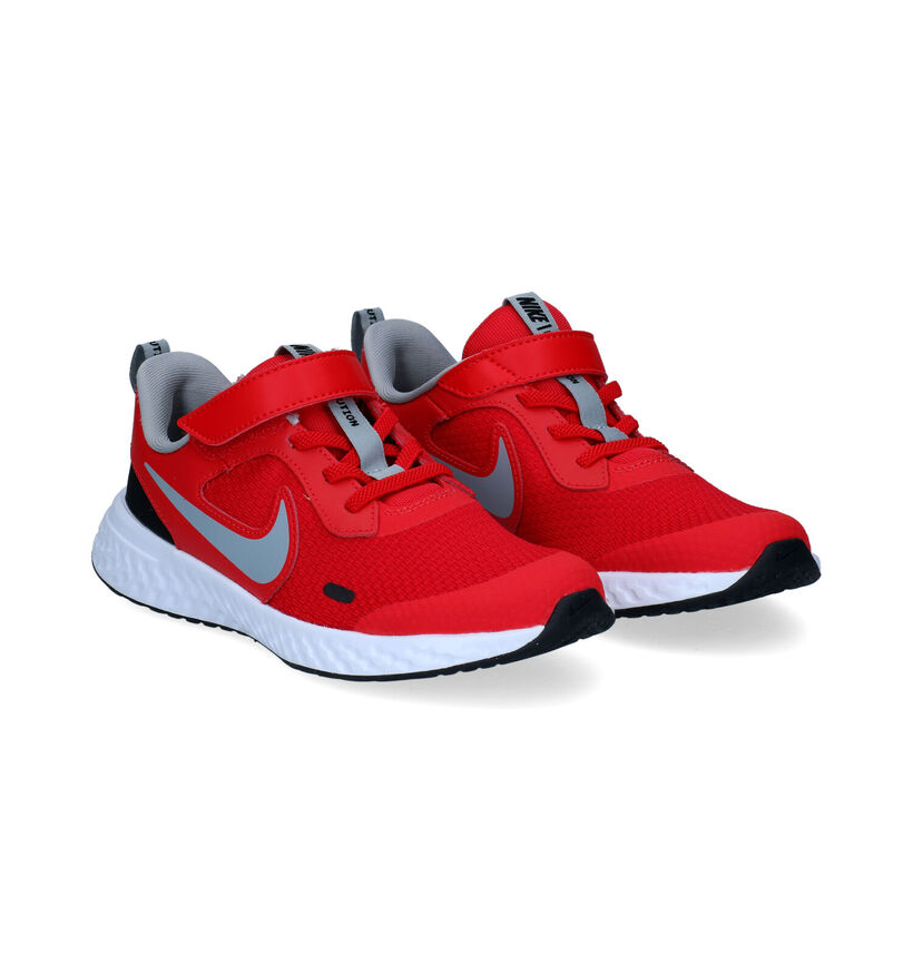 Nike Revolution Grijze Sneakers in stof (309124)