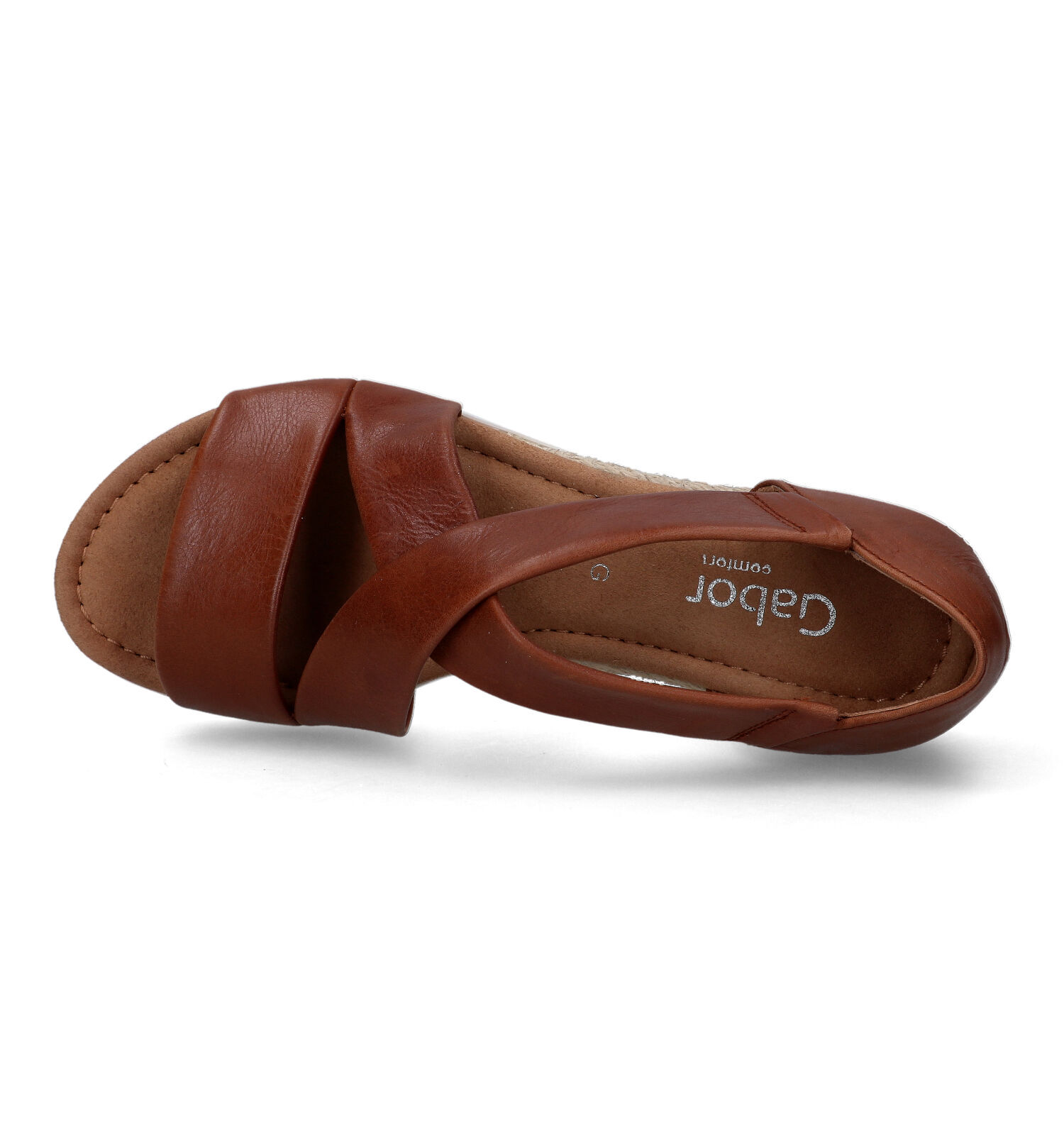 Gabor Comfort Cognac Sandalen Met Sleehak | Dames Sandalen | Online op  TORFS.BE
