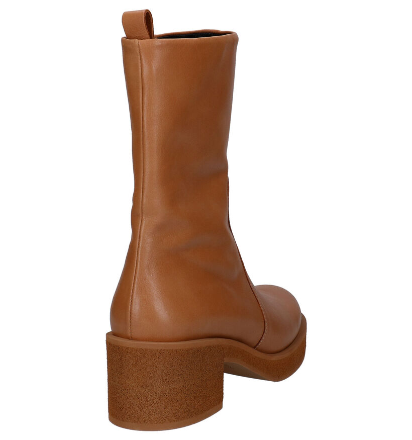 Zinda Bottes courtes en Camel pour femmes (298905)