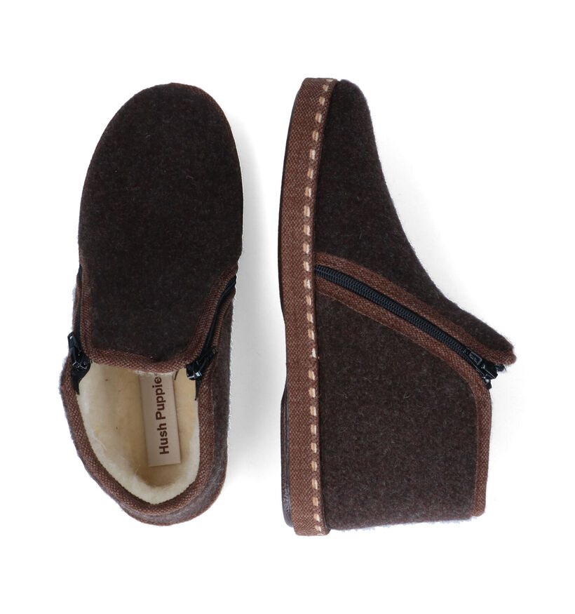 Hush Puppies Douvent Bruine Hoge pantoffels voor heren (330021)