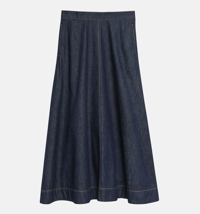 comma Donkerblauwe Lange rok voor dames (375081)