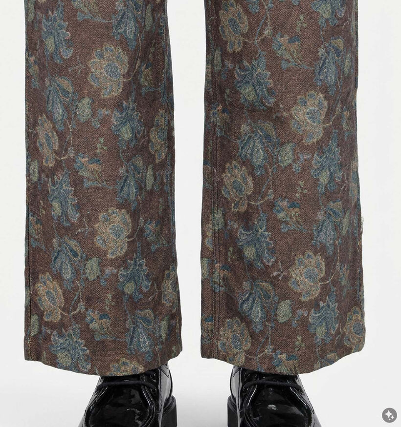 The Korner Straight Leg Jeans en Brun fonc&eacute; pour femmes (382185)