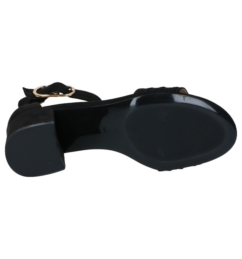 Youh! Zwarte Sandalen in stof (266441)