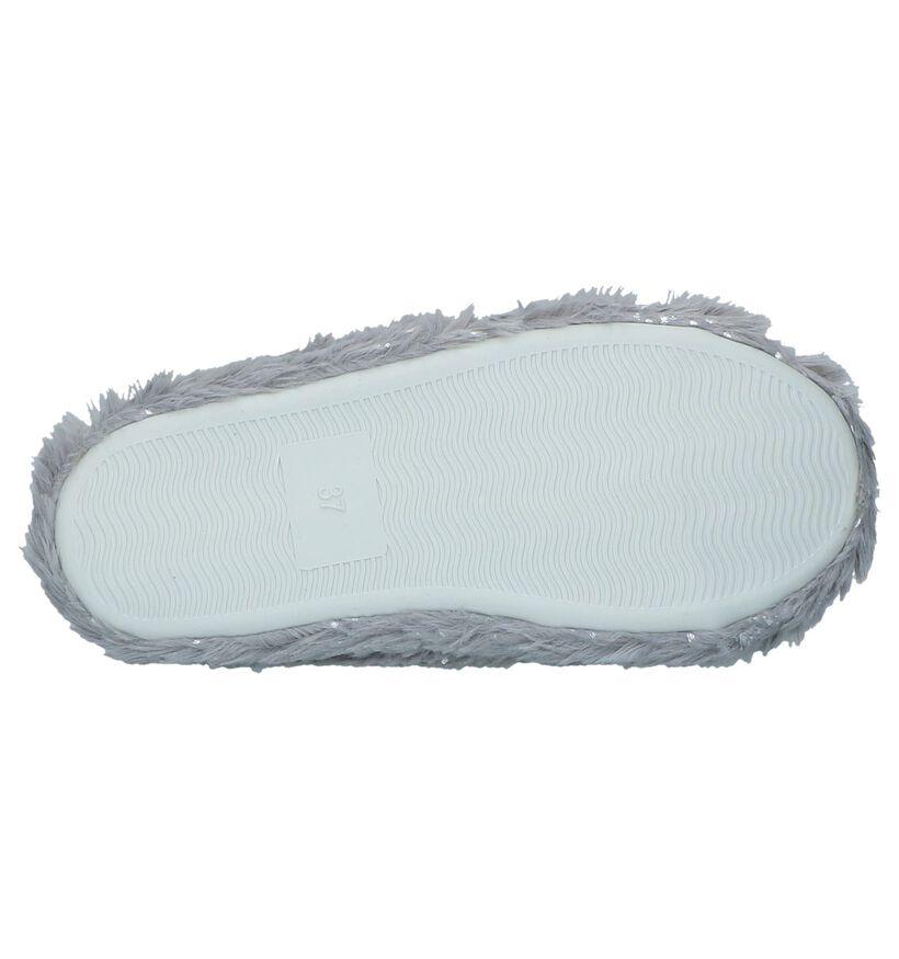 Youh! Grijze Open Pantoffels in stof (226602)
