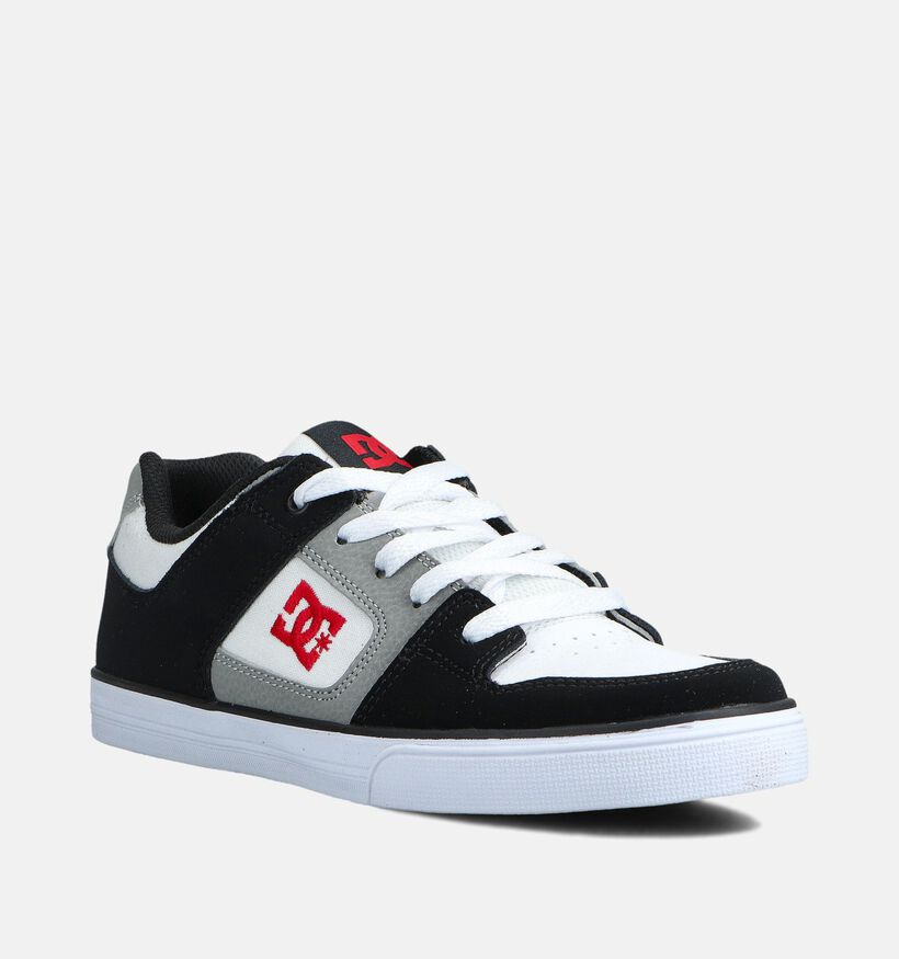 DC Shoes Pure Baskets en Noir/Gris pour garçons (360790) - pour semelles orthopédiques