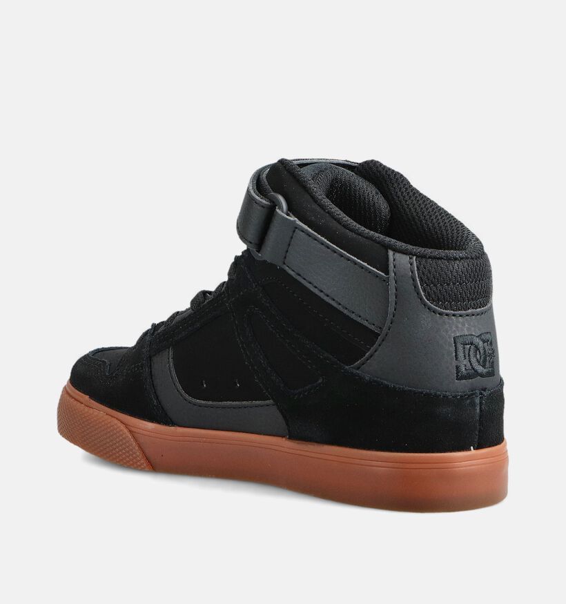 DC Shoes Pure High Top Baskets montantes en Noir pour garçons (360798) - pour semelles orthopédiques