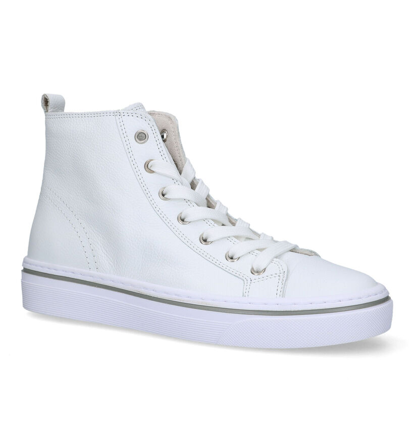 Gabor Best Fitting Baskets en Blanc en cuir (324946)