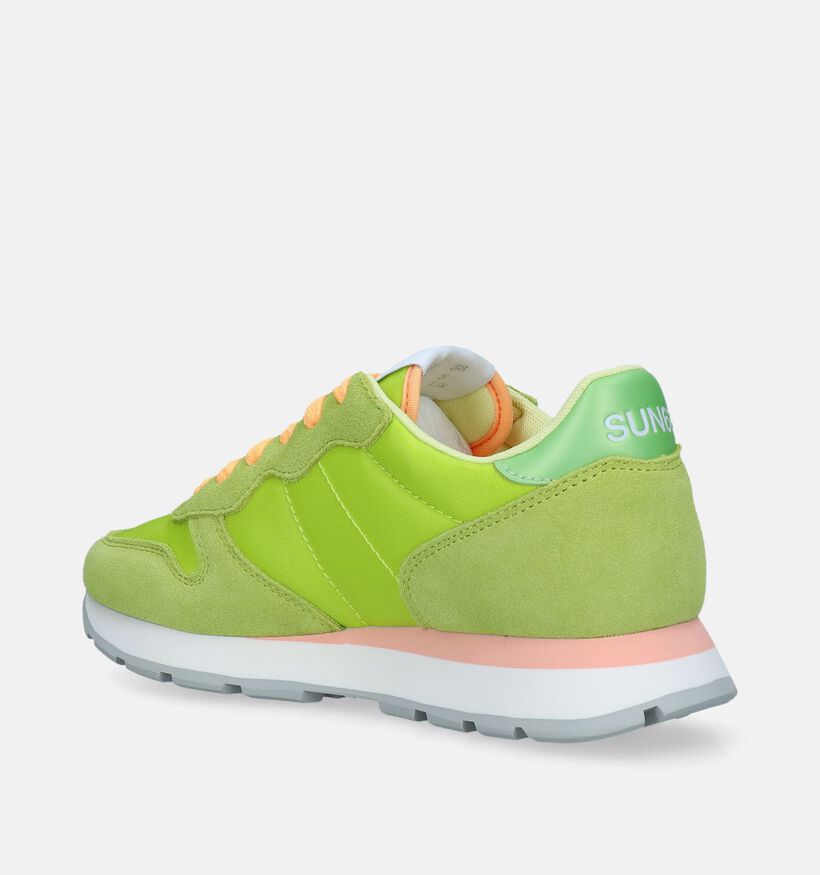 Sun 68 Ally Solid Groene Sneakers voor dames (337555) - geschikt voor steunzolen