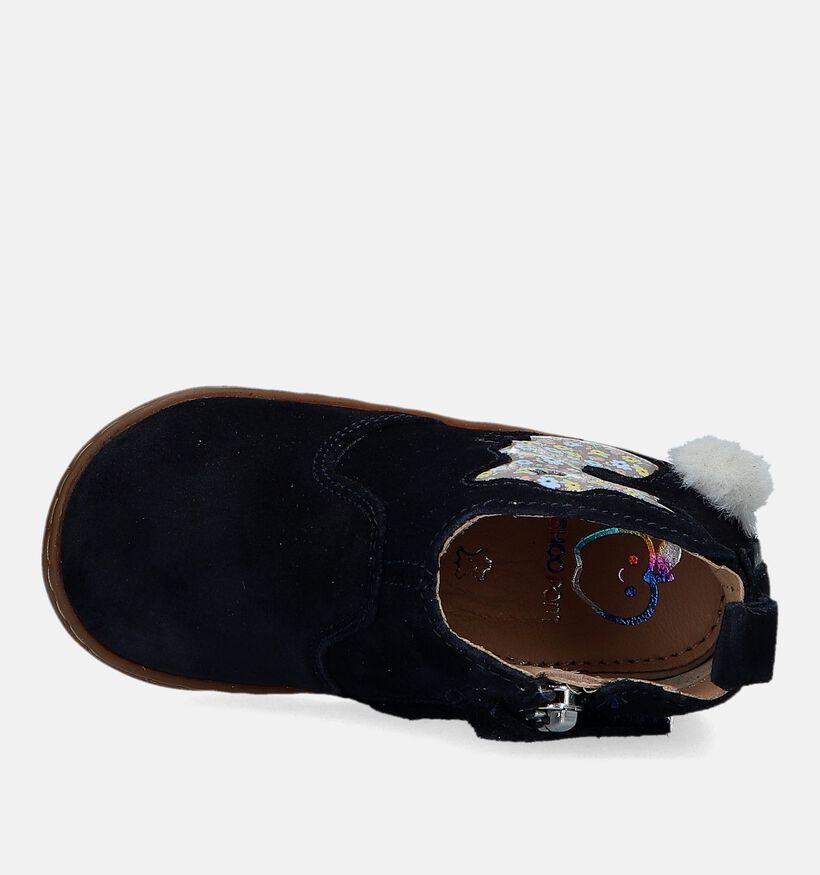 Shoo Pom Bouba Pin Pin Blauwe Babyschoenen voor meisjes (330611) - geschikt voor steunzolen