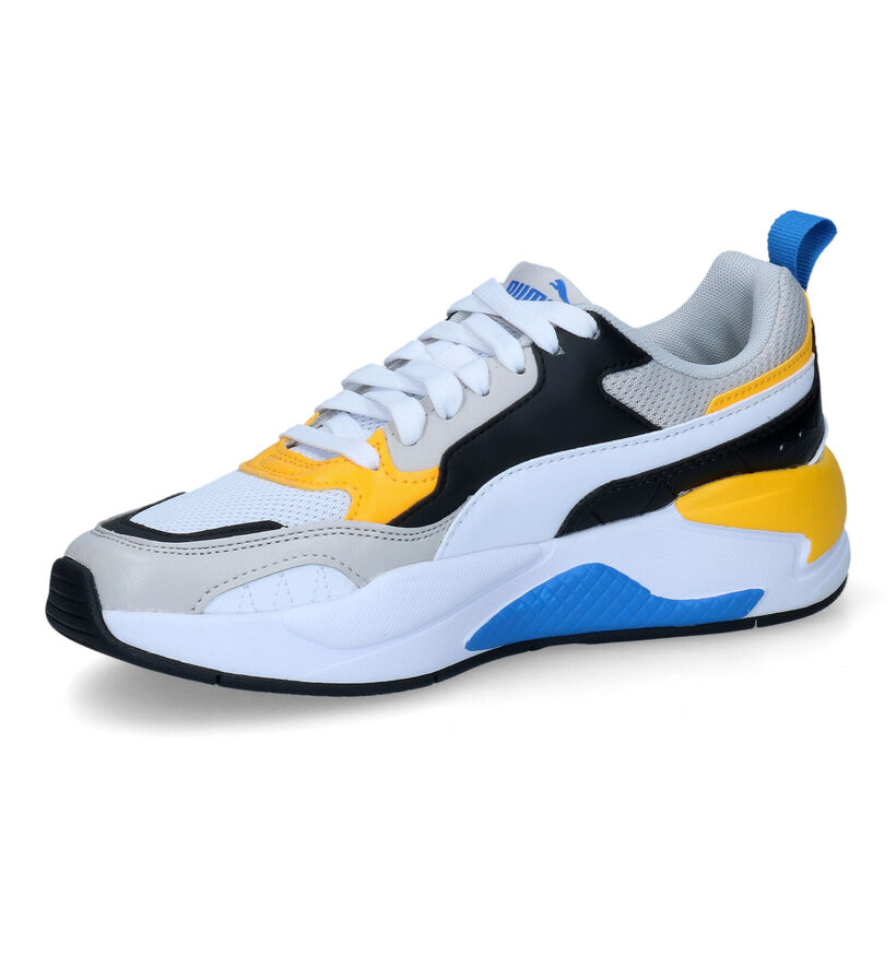 Puma X-Ray 2 Square Jr Baskets en Blanc en simili cuir (311269)