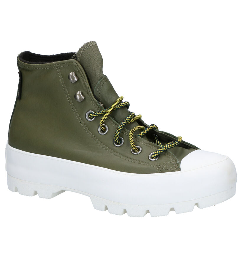 Converse Chuck Taylor AS Lugged Winter Zwarte Sneakers in leer (262409)