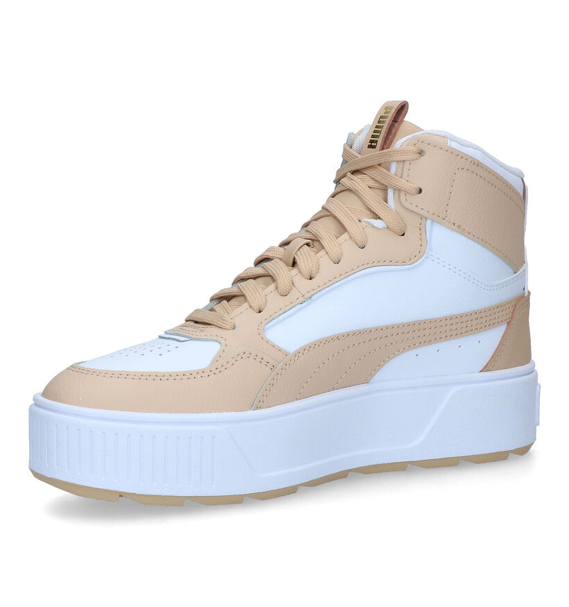 Puma Karmen Rebelle Mid Baskets en Beige pour femmes (318650)