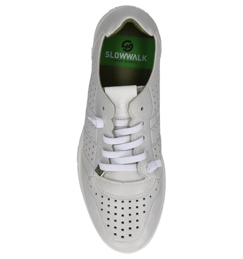 Slowwalk Chaussures à lacets en Nacre en cuir (221270)