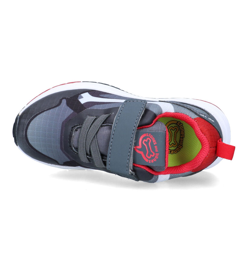 STONES and BONES Swift V Velcro Baskets en Gris pour garçons (329835) - pour semelles orthopédiques