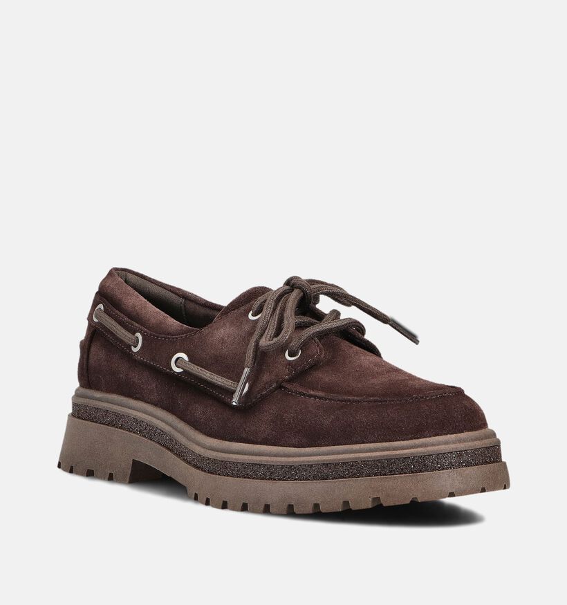 Tamaris Donkerbruine Bootschoenen voor dames (360615)