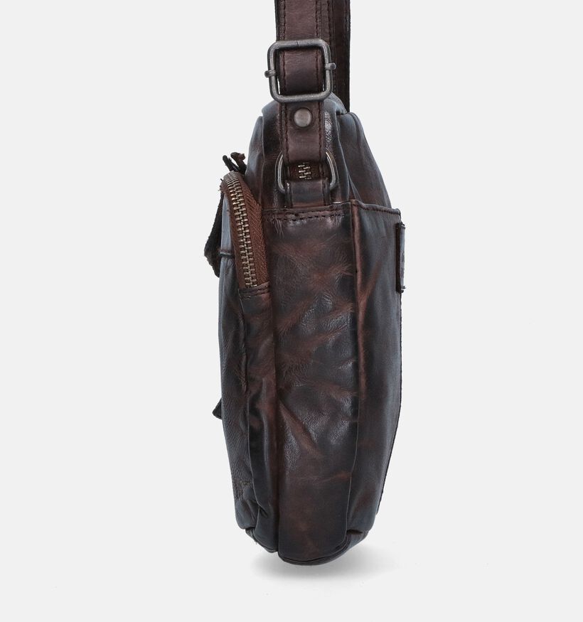 Bear Design Sac à bandoulière en Brun pour hommes (358892)