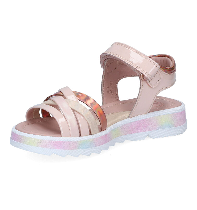 STONES and BONES Salap Sandales en Rose pour filles (303495)