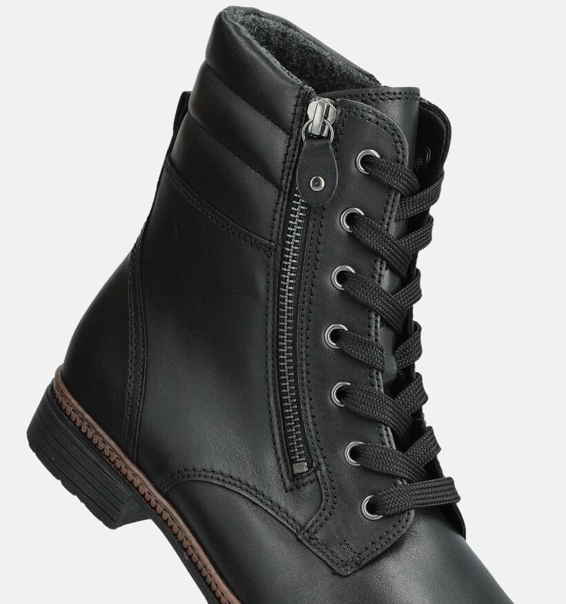 Gabor Boots à lacets en Noir pour femmes (363112) - pour semelles orthopédiques