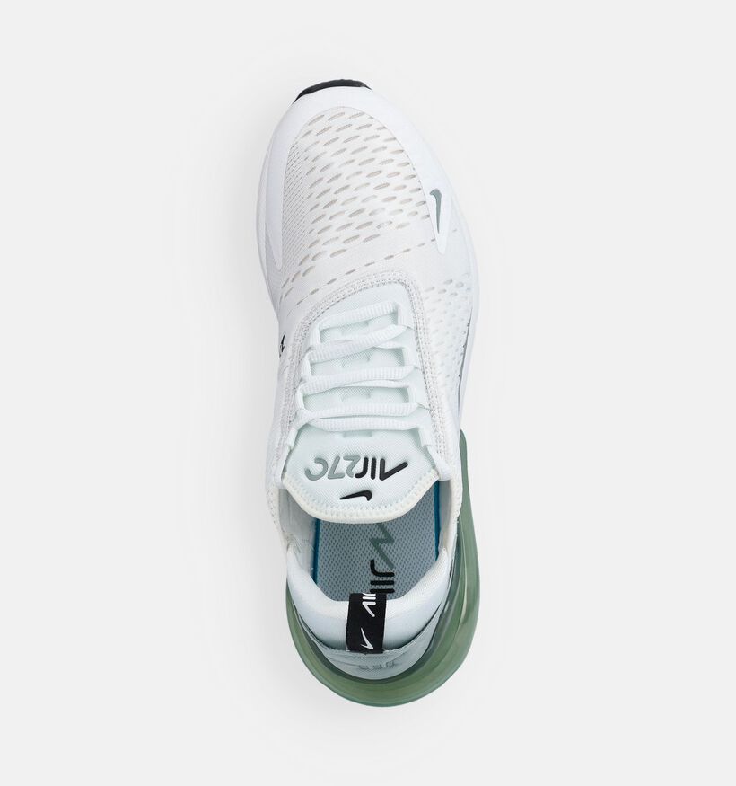 Nike Air Max 270 Witte/Groene Sneakers voor heren (372910) - geschikt voor steunzolen