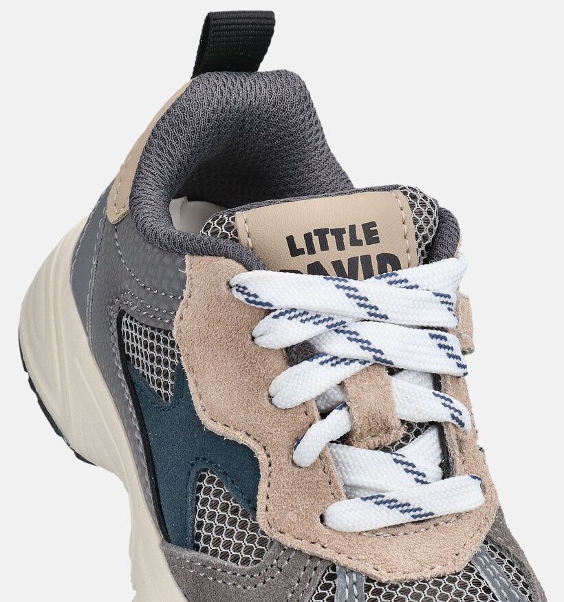 Little David Grijze Sneakers voor jongens, meisjes (372287) - geschikt voor steunzolen