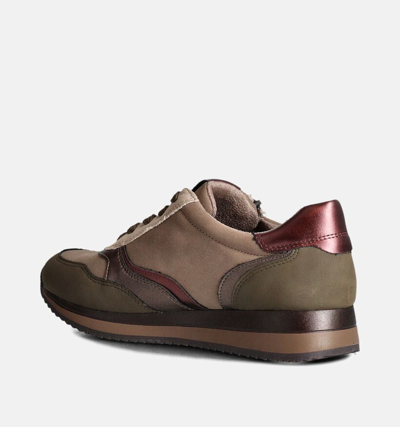 Jana Baskets en Vert kaki pour femmes (360430)