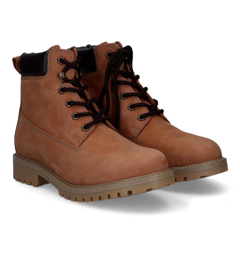 Origin Boots à lacets en Brun foncé pour hommes (314279)