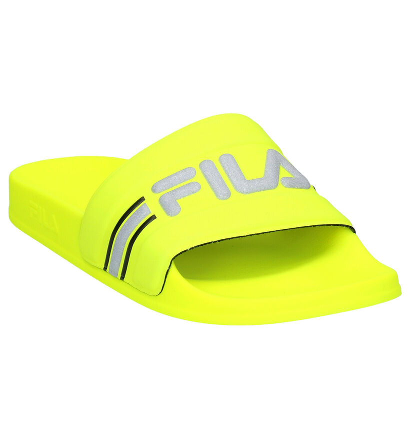 Fila Oceano Gele Slippers in kunstleer (265534)