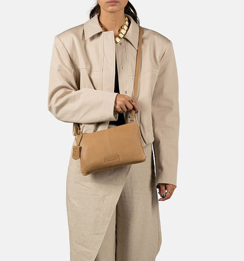 Burkely Skylar Sac porté croisé en Beige pour femmes (356698)