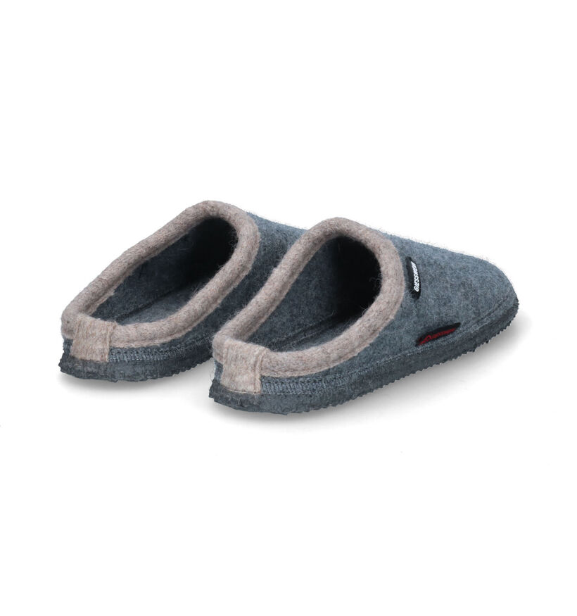 Giesswein Dannheim Pantoufles en Gris en laine (333556)