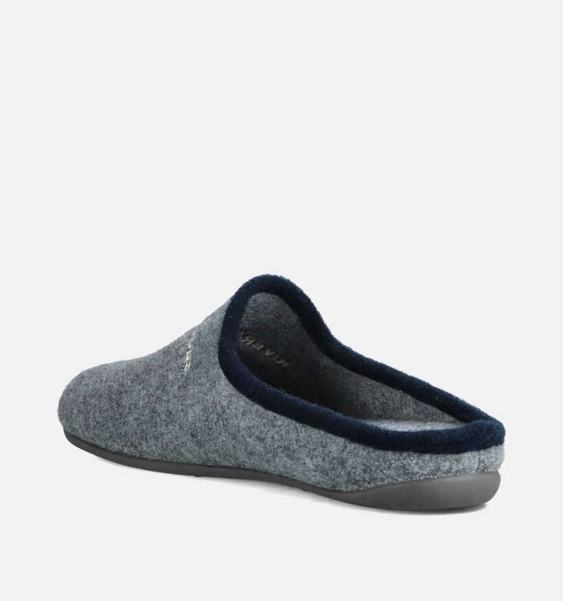 River Woods Herman Pantoufles ouvertes en Gris pour hommes (363990) - pour semelles orthopédiques