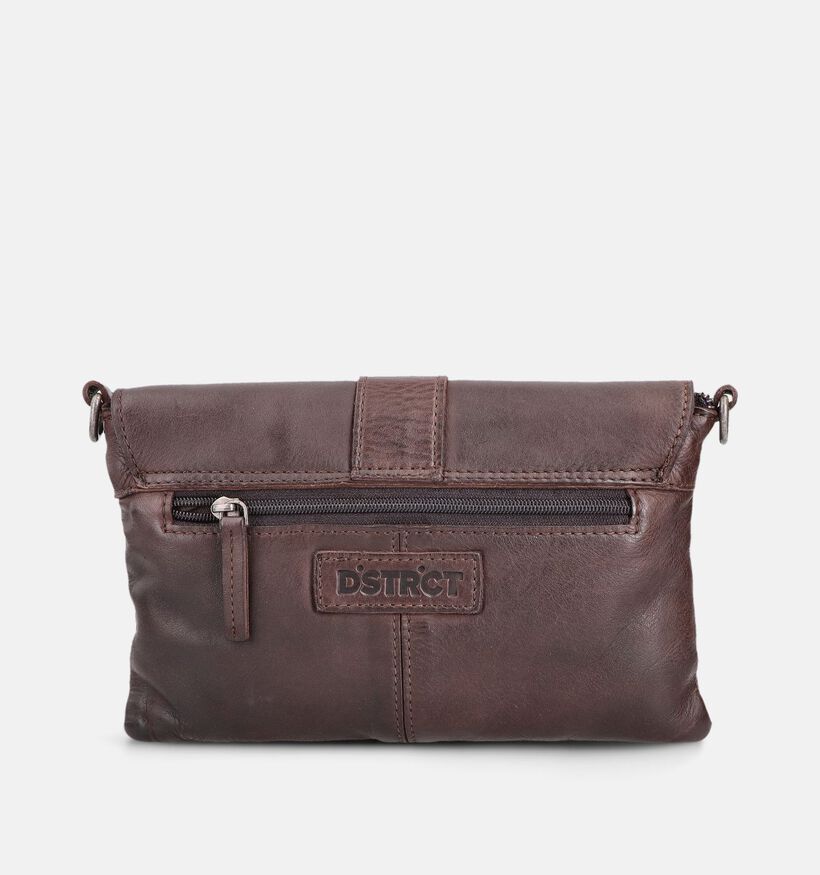 DSTRCT Harrington Road Sac port&eacute; crois&eacute; en Brun fonc&eacute; pour femmes (380891)