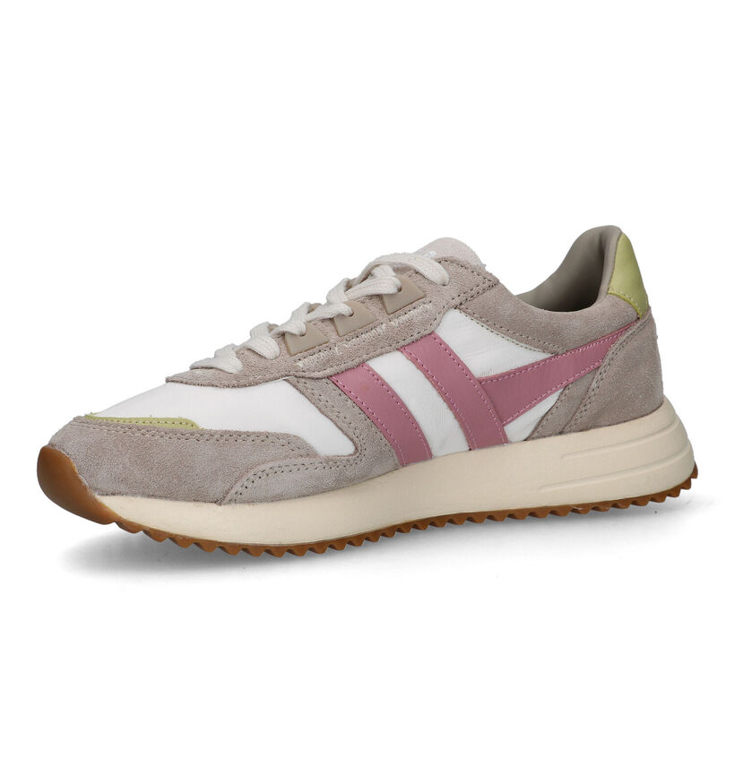 Gola Chicago Beige Sneakers voor dames (320487) - geschikt voor steunzolen