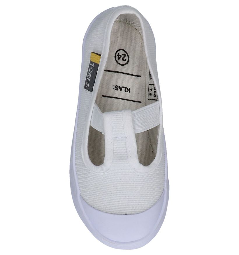 Turnpantoffels Wit Torfs in stof (223316)