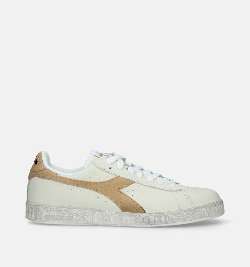 Diadora Game I Low Waxed Witte Sneakers voor heren (336082)