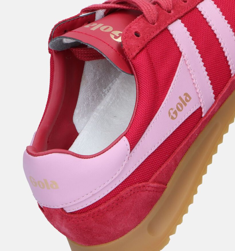 Gola Tornado CLB623 Baskets en Rouge pour femmes (345110) - pour semelles orthopédiques