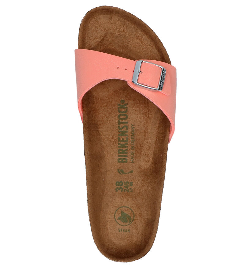 Birkenstock Madrid Birko-Flor Nu-pieds en Blanc pour femmes (338044)