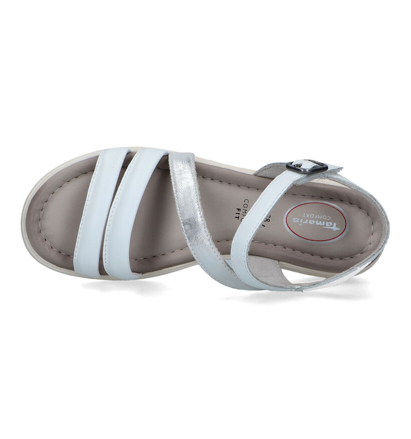 Tamaris Comfort Sandales en Blanc pour femmes (323043)