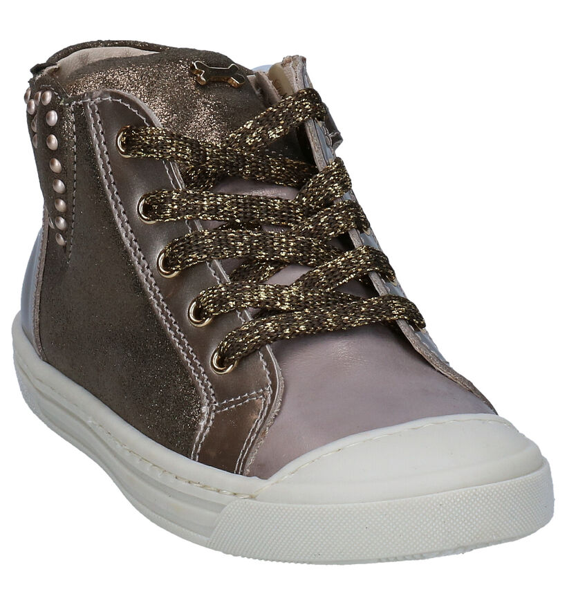 STONES and BONES Maffa Bottines en Bronze en cuir (295036)